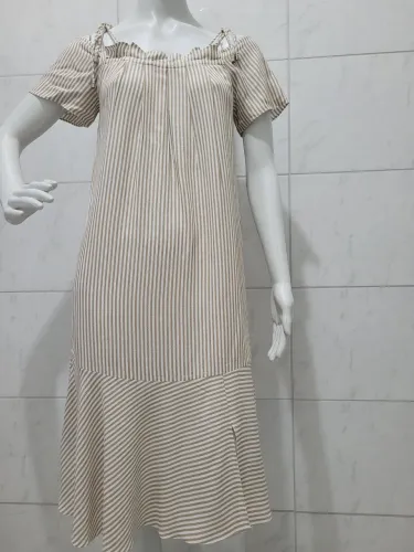 Vestido confortável .