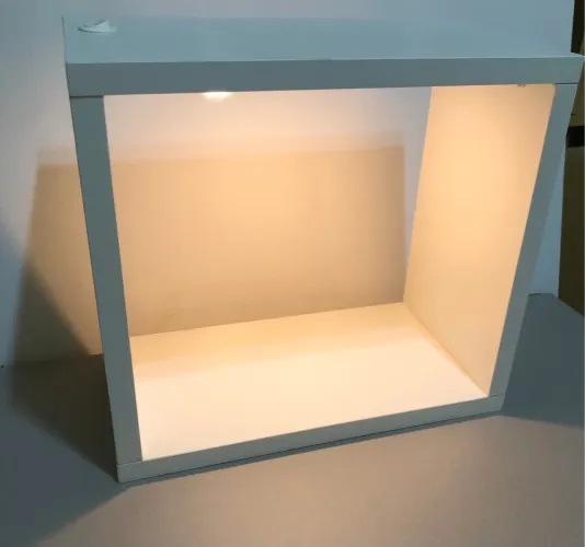 Nicho com iluminação