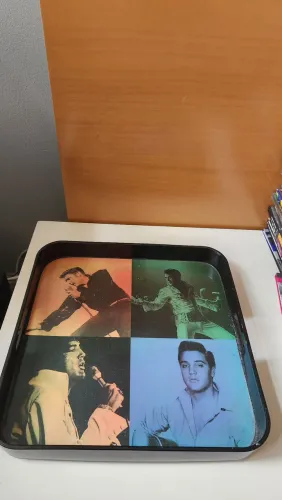 Bandeja Retrô Elvis Tam 0,35 x 0,35