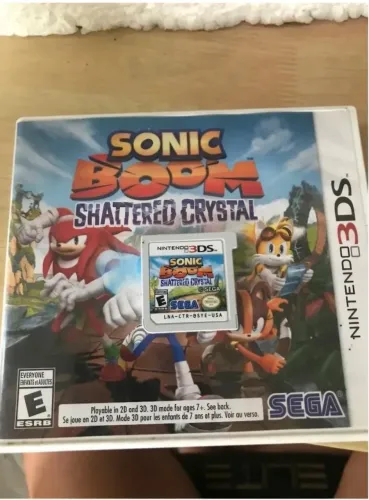 Sonic Boom: Shattered Crystal - (acompanha caixa com todos encartes)