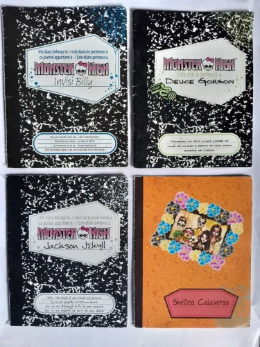 Lote Diários Monster High 