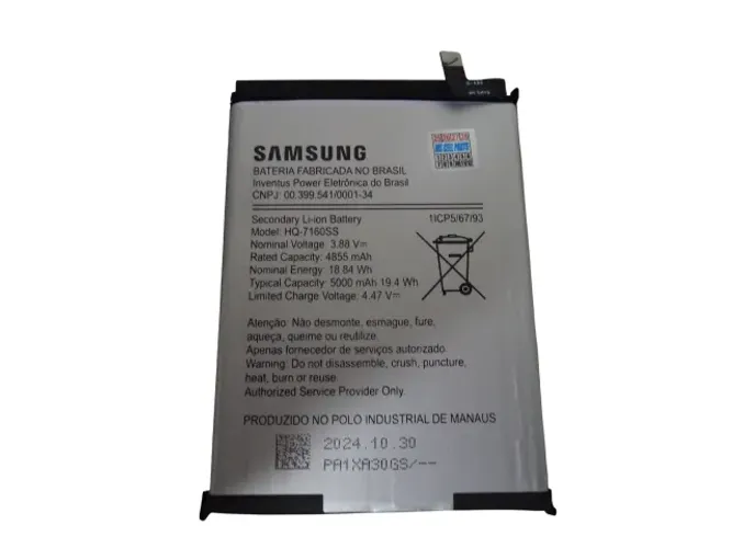 bateria hq - 7160ss original samsung a06 a065m