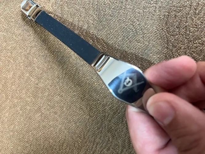 Pulseira Maçônica em Aço Inoxidável
