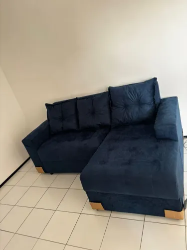 Sofá madrizinho azul marinho