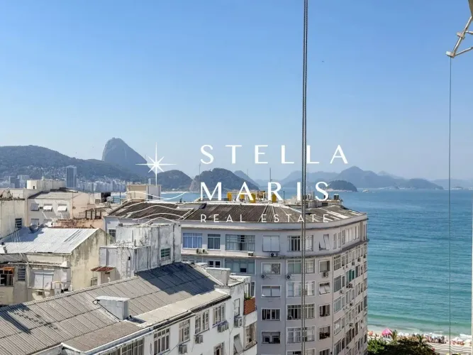 Copacabana, Apartamento de 234 m2 com vista livre, direito a laje (possível cobertura dupl