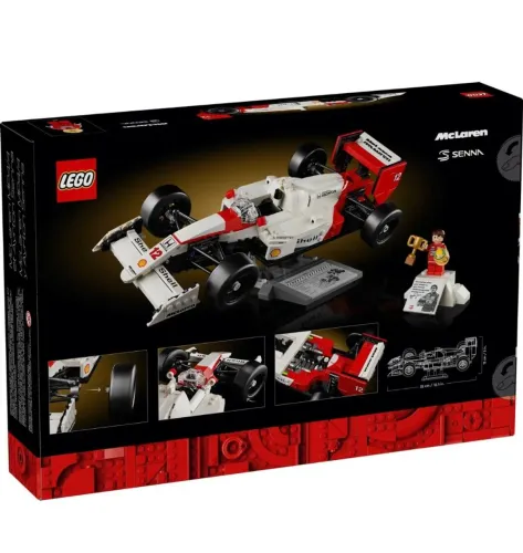 Lego McLaren MP4/4 & Ayrton Senna (10330) F1 693 peças