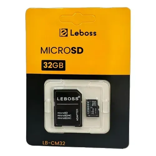 Cartão De Memória Micro Sd, 32gb Leboss