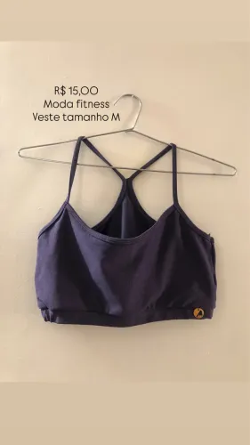 Moda fitness: Top tamanho M