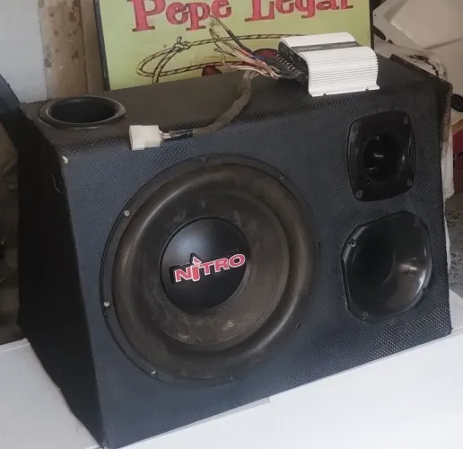 Caixa kit trio Sub 12 +Taramps TL-1500