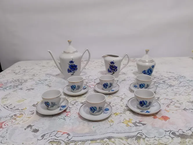 Jogo de cafe de porcelana 