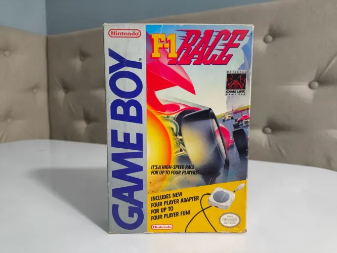 F-1 Race Game Boy Raro - Completo com Caixa, Adaptador e Manual | Anos 90 | Raro Nintendo