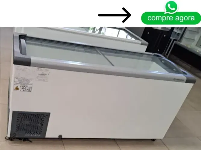 Freezer Congelador tampa de Vidro 503L Fricon