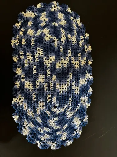 Centro de mesa em crochê artesanal