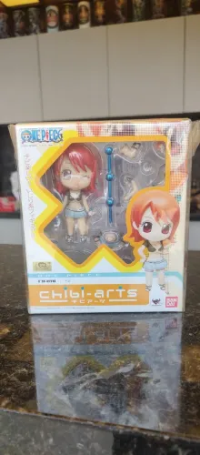 One Piece Nami Bandai Chibi Arts Action Figure Boneco Rara