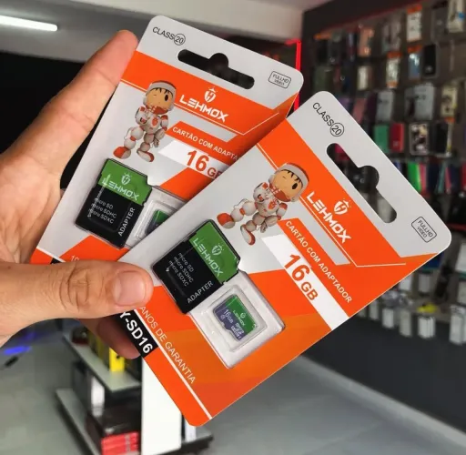 Cartão de memoria 16GB Class 20 com adaptador