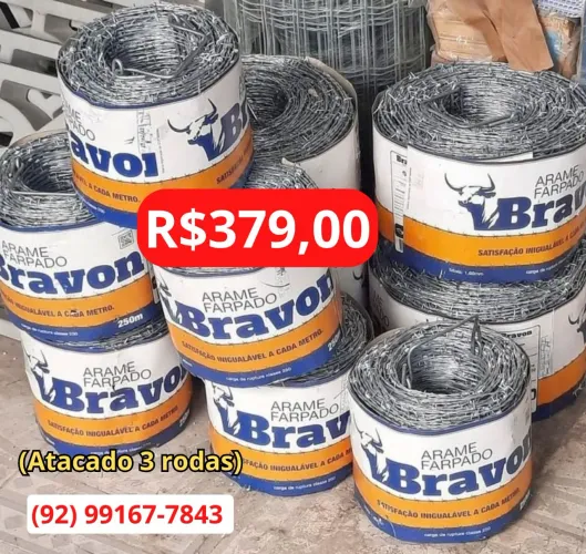 Arame Farpado para cercas 