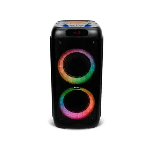 Caixa de Som Bluetooth Amp GT Evoke 1000 1000W Led Rgb TWS/USB/SD/BT/FM/AUX/MIC - WZetta