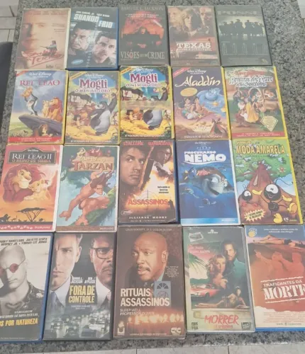 Combo de 20 fitas VHS