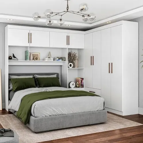 Guarda Roupa Modulado 4 Portas + Guarda-Roupa 4 Portas Hércules- Produto Novo