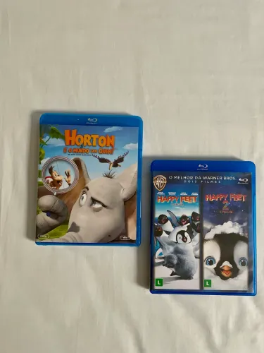  Blu Ray Happy Feet & Horton Hears A Who