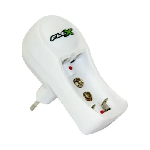 Carregador de Pilha AA/AAA e Bateria Flex 9V Bivolt FXC11 - AC2966