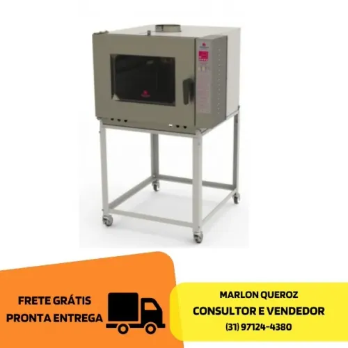 Forno Turbo Progas 5 Esteiras a Gás Novo