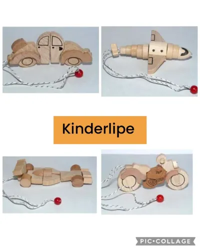Kinder ovo Veículos de Madeira