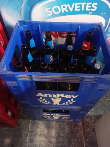 2 Caixa Litrão Ambev com vasilhame