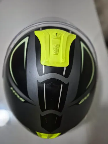 Capacete aberto Givi NBR tam 56 preto/verde aberto, excelente estado