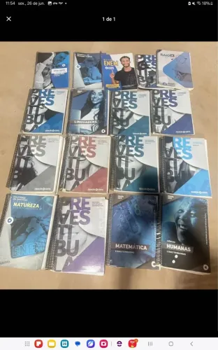 Livros para estudos ENEM Pré Vestibular Equação certa com teoria e questões