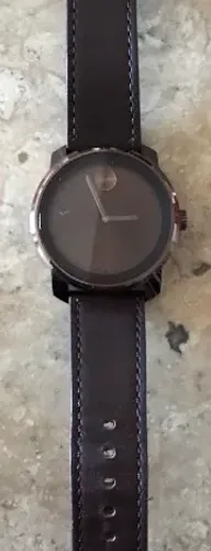 Relógio Movado Couro Marrom 