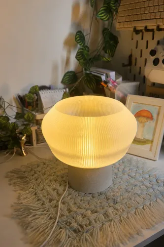 Abajur, luminária de mesa retrô 