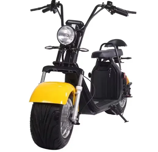 Scooter Elétrico de Duas Rodas com Pneus Largos EEC COC, Scooter Elétrico Citycoco