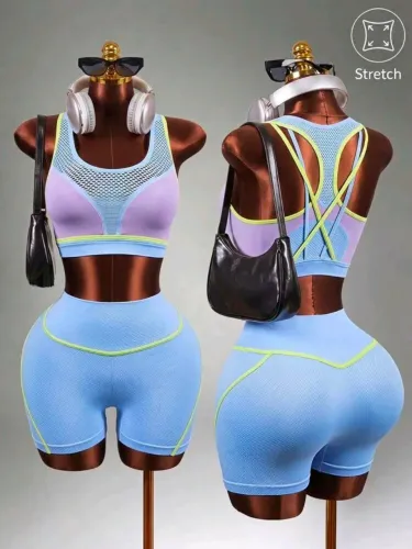 Conjunto fitness Top+Short P M G