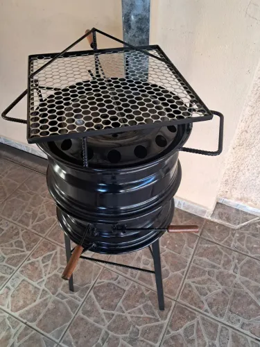 Fogão a lenha 3x1 churrasqueira Produtos novos 
