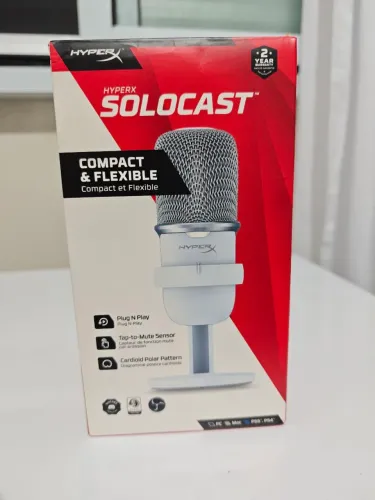HyperX SoloCast Branco