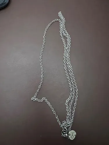 Colar de aço prata Key Design