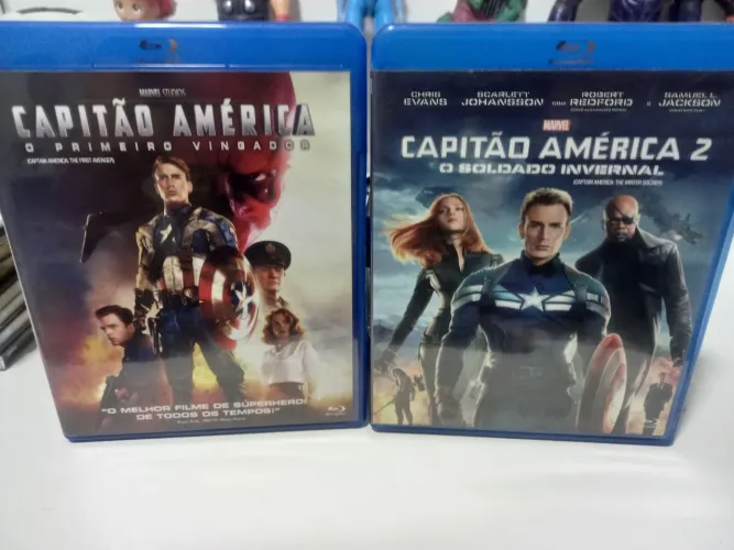 BLU RAY CAPITÃO AMÉRICA 1 E 2