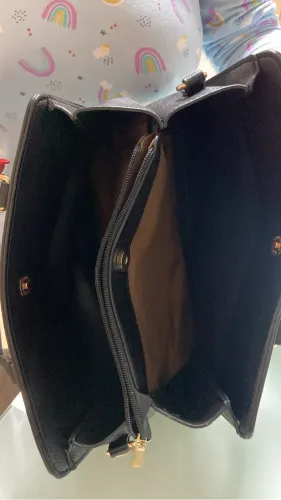 Bolsa preta tamanho médio