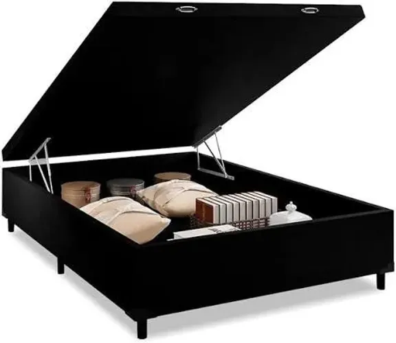base de cama bau casal
