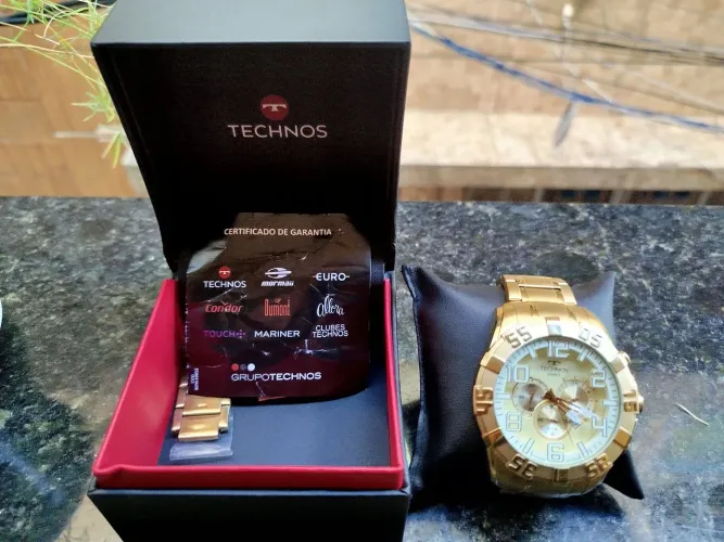 Relógio Technos Legacy Dourado original