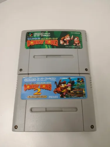 Donkey Kong 1 e 2 Super Famicom