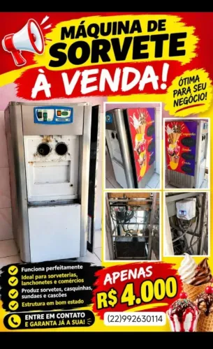 Máquina de sorvete