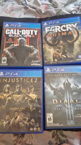 Jogos originais PS 4