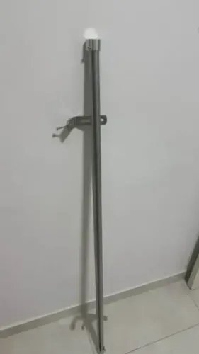 Varão para cortina trilho suíço 1,25m metal