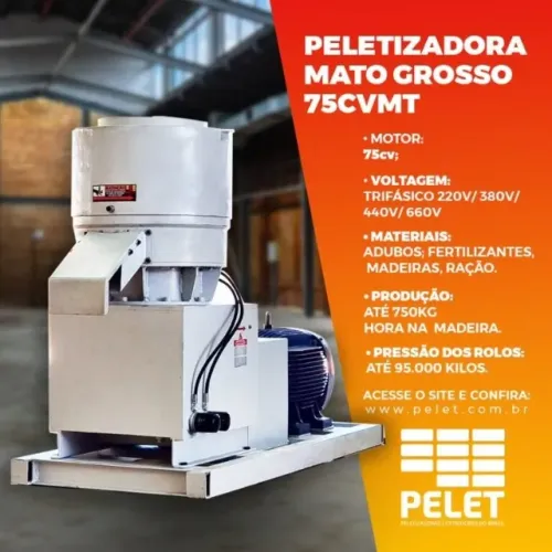 PELETIZADORAS E MAQUINAS - PELET