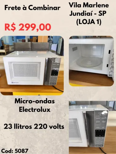 Micro-ondas Electrolux 23 Litros 220 Volts