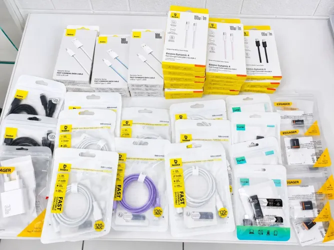Lote com 48 ítens Baseus, Essager