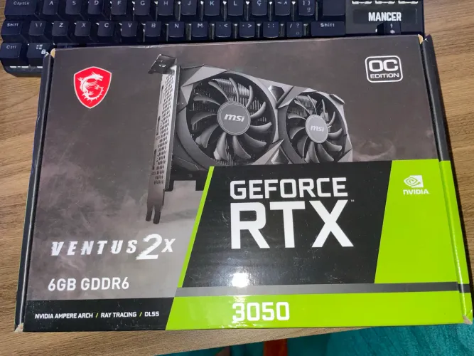 PLACA DE VÍDEO msi 3050 6gb 2x Ventus