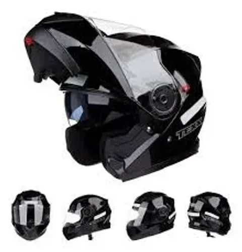 Capacete texx gladiator preto brilho